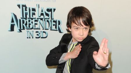 Noah Ringer as Aang in The Last Aribender 